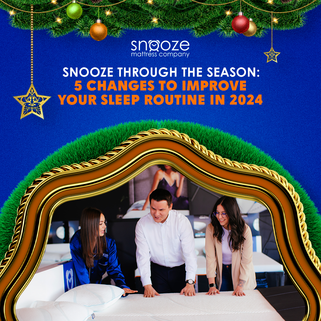 Snooze Through the Season: 5 Changes to Improve Your Sleep Routine in 2024